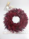 The manufacturer supplies Halloween black feather rings, festival decorations, garlands, front door hangers and black door hangers Specification image